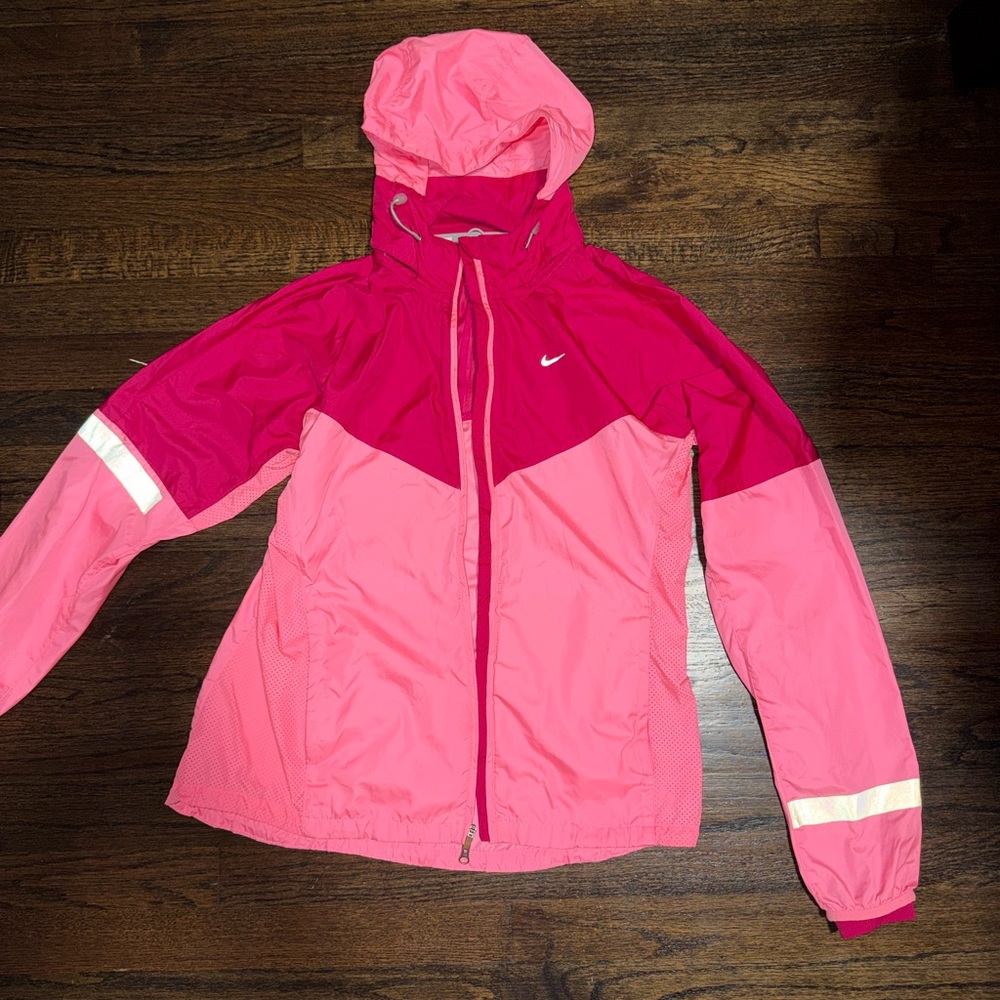 Nike Two-Tone Pink Windbreaker Jacket